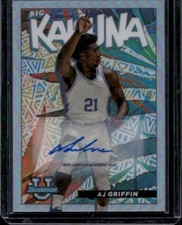 2021-22 Bowman University #BK-8 AJ Griffin The Big Kahuna Autographs #/150
