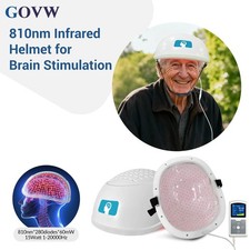 810nm Photobiomodulation Brain Stimulation Helmet NIR Light Therapy for Stroke