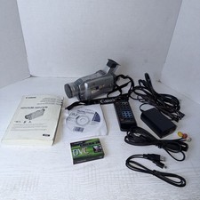 Canon Optura 20 MiniDV SD Camcorder 16x Optical Zoom 3.5" LCD Silver w/ Remote