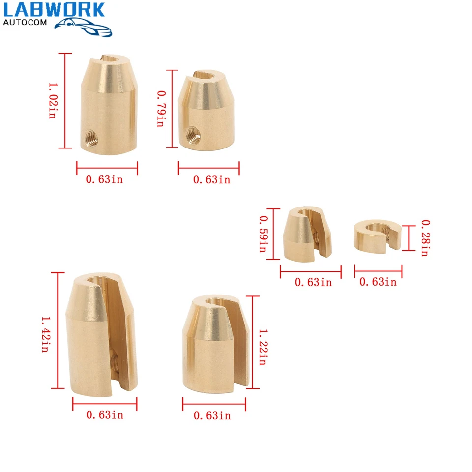Pacote com 12 kits de recarga de pesos de equilíbrio de raios de roda de latão reutilizáveis para motocicleta - Imagem 2 de 4