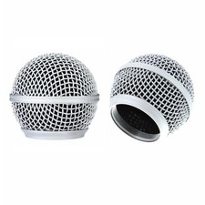 2 Pack Microphone Grille fit Shure SM58 Beta58A Vocal Microphone with Windscreen