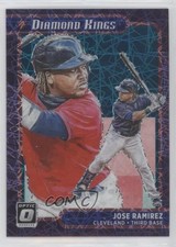 2021 Donruss Optic Diamond Kings Teal Velocity Prizm 14/35 Jose Ramirez #8 a8r