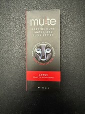 Rhinomed Mute Nasal Dilator 3 Pack Size Large 30 Night Supply 05/2027 - NEW