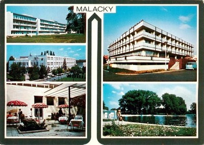 Malacky Slovakia Poliklinika Hotel-Záhoran Atrium Kúpalisko Schwimmbad Mehrbildk