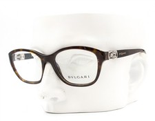Bvlgari Eyeglasses BV4062B 504 Glasses Brown Tortoise Swarovski Crystals No Case