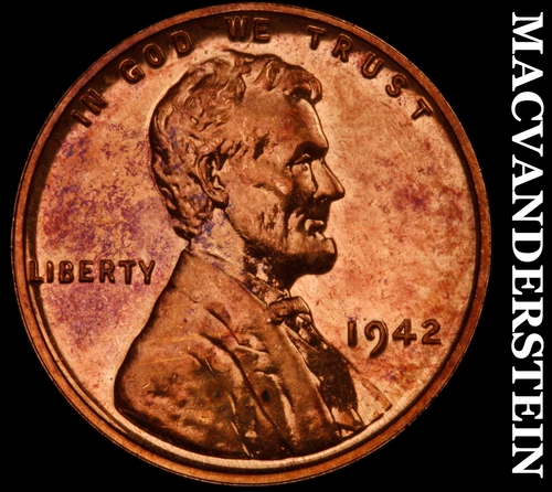 1942 Lincoln Wheat Cent- Choice Gem Proof Luster No Reserve #J2845