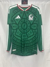 Adidas Mexico 26 Home Authentic Long Sleeve Jersey Size Small Brand New with Tag