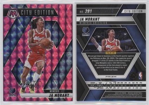 2024-25 Panini Mosaic City Edition Pink Mosaic Prizm /175 Ja Morant #281