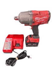 Milwaukee M18 18V Fuel Cordless Impact Wrench - 2864-20 W/5AH BATT & CHARGER