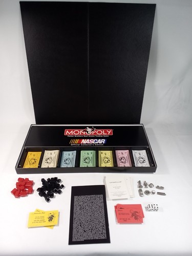 NASCAR MONOPOLY OFFICIAL COLLECTOR'S EDITION BOARD GAME - 1997 - Picture 3 of 7