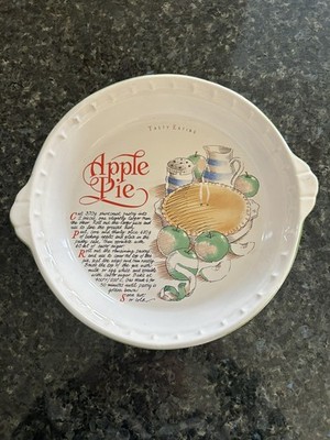 Vintage Apfelkuchen Rezeptschale Rayware Top Zustand 