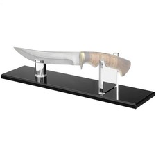 Knife Display Holder Clear Acrylic Stand Single Slot Knife