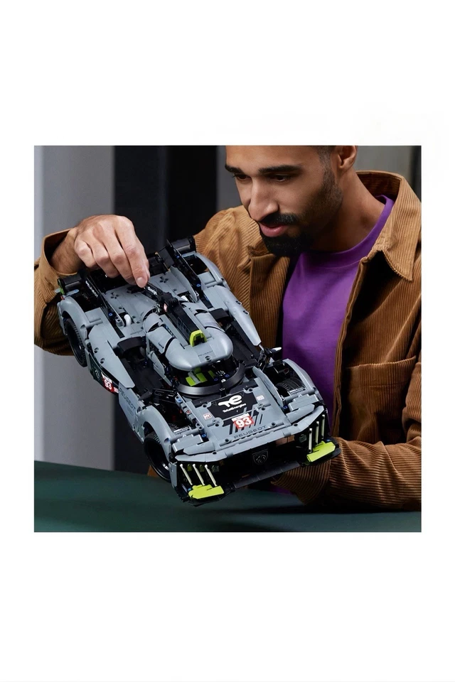 Voiture Technic 42156 - PEUGEOT 9X8 24H Le Mans Hybrid Hypercar - Photo 3/4