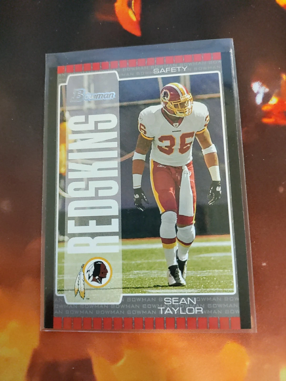 Sean Taylor trading card