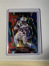 2025 Panini Select - Concourse Tyreek Hill #83 Red & Blue Shock Prizm