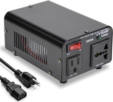 Voltage Transformer Converter 500 Watt Step Up/Down Convert from 110-120 Volt to
