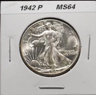 1942-P  WALKING LIBERTY HALF DOLLAR - Choice Uncirculated