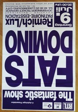 FATS DOMINO affiche concert originale 80x120 cm