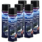 6x 500ml. Presto Underbody Protector Bitumen Black
