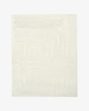 New Color Ivory Hand Tufted Nz Wool Rug Bedroom Handmade Design Carpet Rug