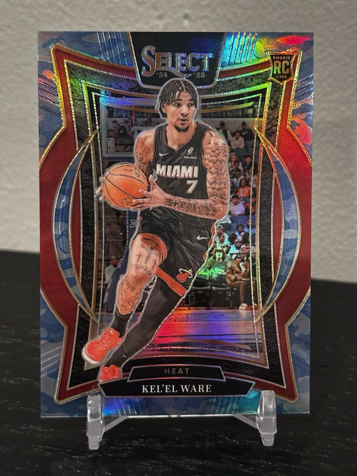 2024-25 Panini Select Kel’el Ware Blue Camo /99 (RC) Heat #66