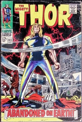 The Mighty THOR Comic # 145   Stan Lee Jack Kirby Ringmaster - 1967 Marvel Good