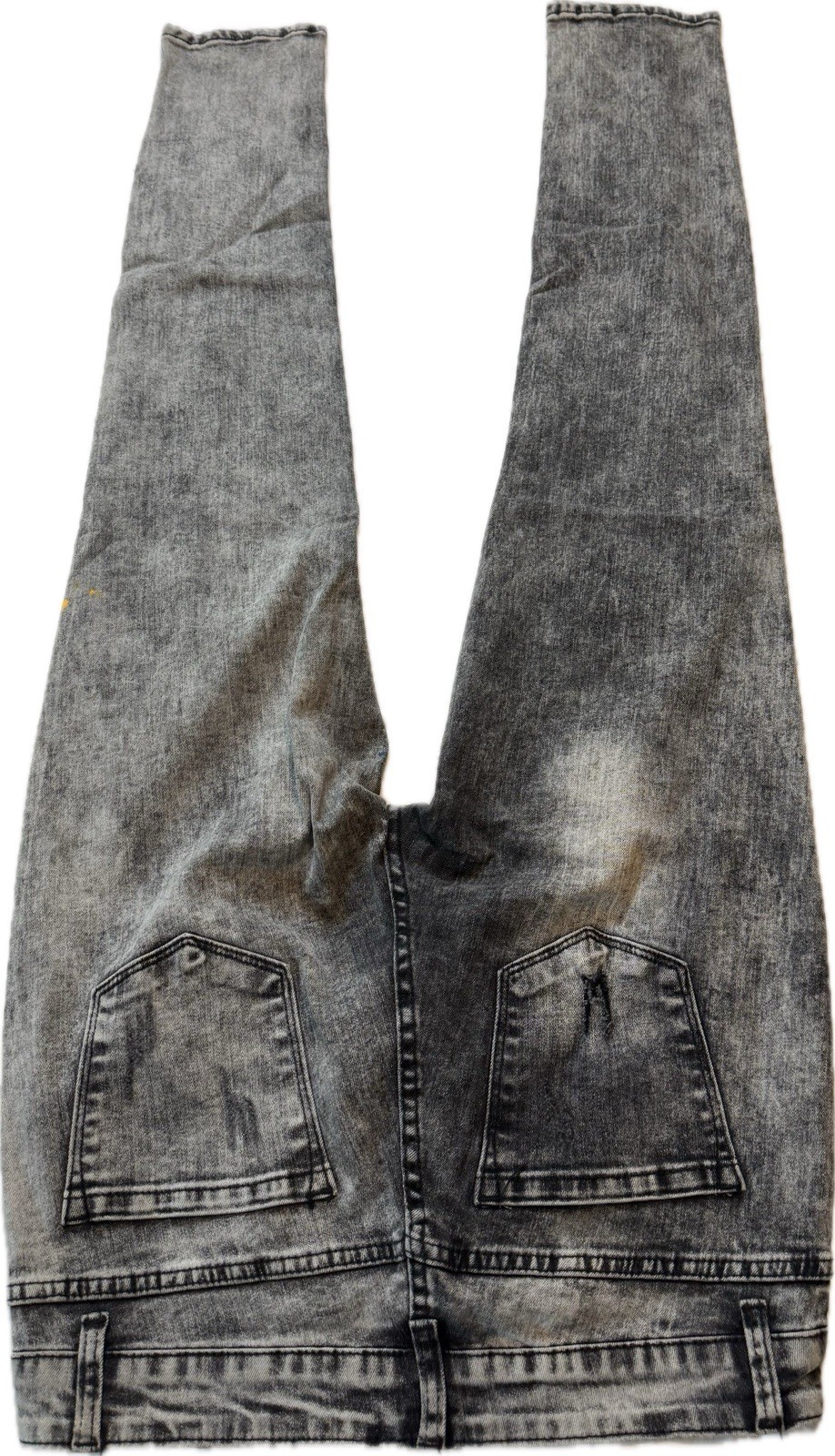 BLUE TOPIC Thrashed Paint Splattered Distressed G… - image 4