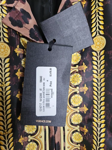 Versace Wild Baroc Print Blouson Jacket — Men's IT 48 (US 38) | New With Tags image 7