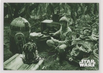 2019 Star Wars Black and White: Empire Strikes Back 70/99 Luke Skywalker #45 0ad