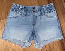 ABERCROMBIE GIRLS DENIM CUT OFF SHORTS MID RISE SIZE 11-12 EXCELLENT COND LD