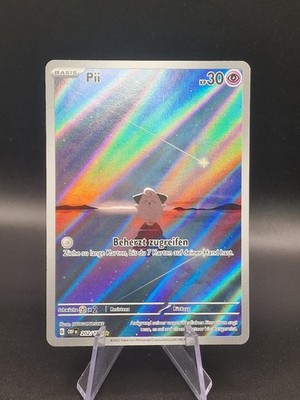 Pokemon Pii 202/197 Obsidian Flammen OBF Illustration Rare deutsch Near Mint