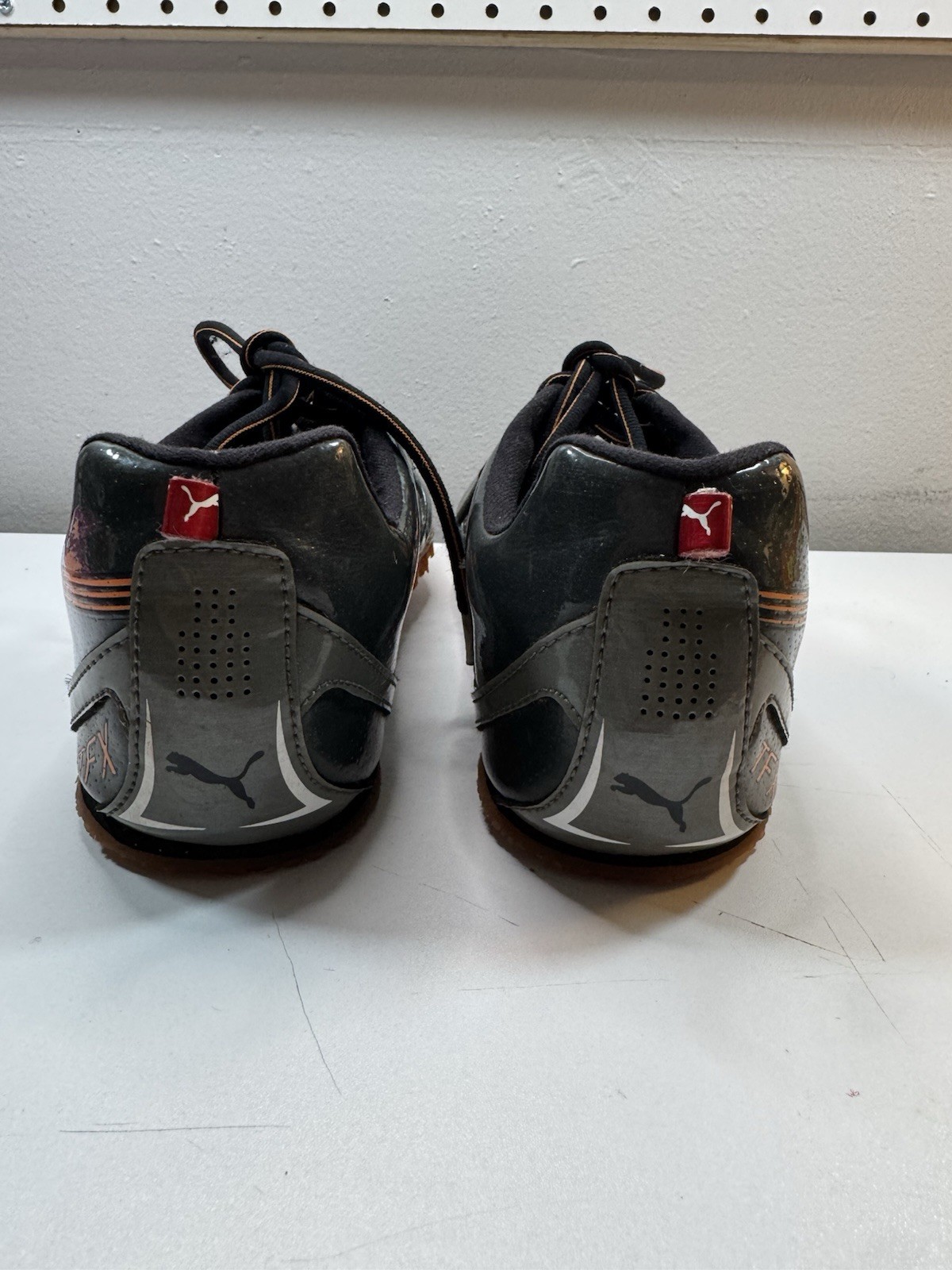 Puma Complete Running Spikes Men’s 11 Track & Field Cleats Orange Black thumbnail 6