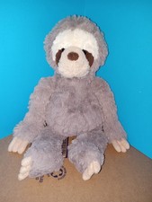 Mary Meyer Sloth Plush Putty Brown Tan Baby Lovey Stuffed Toy 12" Floppy