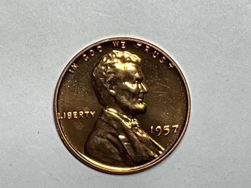 1957 P Lincoln Wheat Cent Gem Proof #1