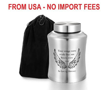Urns for Ashes Decorative Urns for Adult Human Ashes Large Stainless Steel Crema