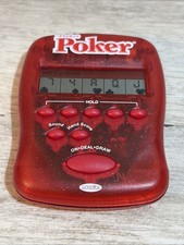 Radica Pocket Poker Draw  Deuces Handheld Game 2004 Vintage Tested/Works 