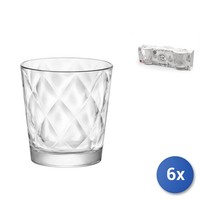 6X Bormioli Rocco Confezioni 3 TrinkgläSer Kaleido Aus Verarbeitetem Glas Cl 24