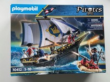 PLAYMOBIL 70412 Pirates Redcoat Caravel Pirate Ship Play Set - NEW & SEALED