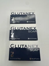 Glutanex Glutathione Soap LOT OF 3 soaps - BRAND NEW - SHIPS FAST