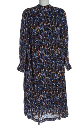 BLOOM Robe mi-longue Dames Robe T EU 36 noir-orange clair-bleu style décontracté - Photo 1/4