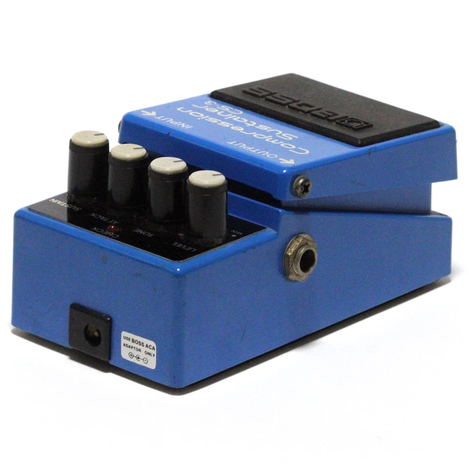 BOSS CS-3 Compression Sustainer Made in Taiwan ACA Spec Pedale per chitarra effetto - Immagine 3 di 4