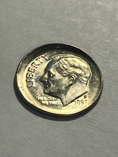 1997-P Roosevelt Dime/Error/Off-Center #11804-2