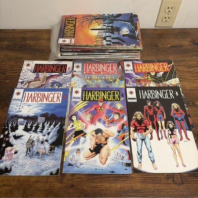 34 Harbinger Comics O 1 3 4 5 6 7 11-37 Valiant + Children Of The Eighth Day