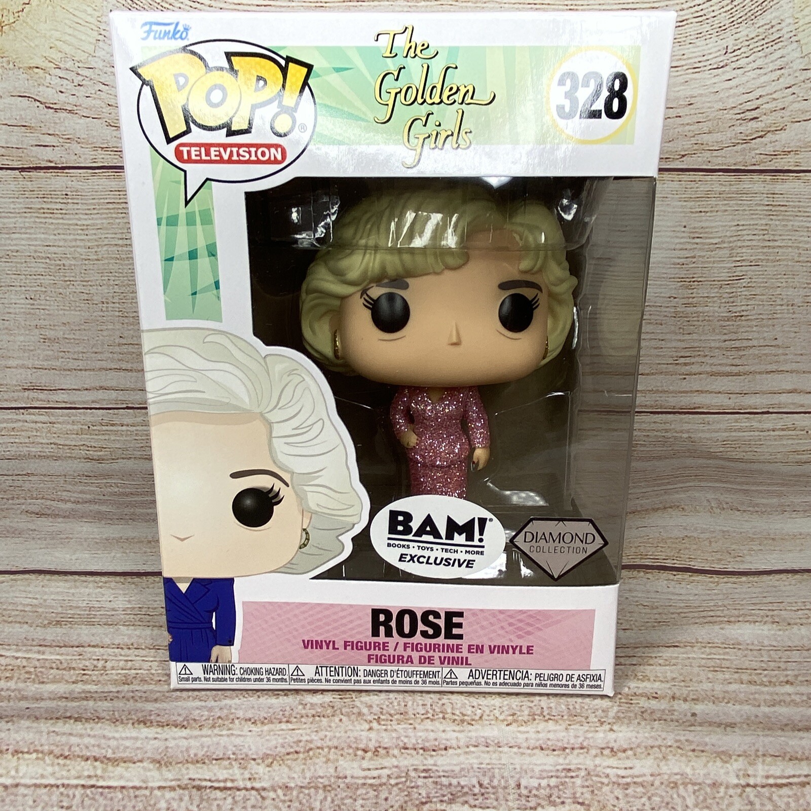 Funko Pop! Betty White The Golden Girls Rose #328 Diamond Gl