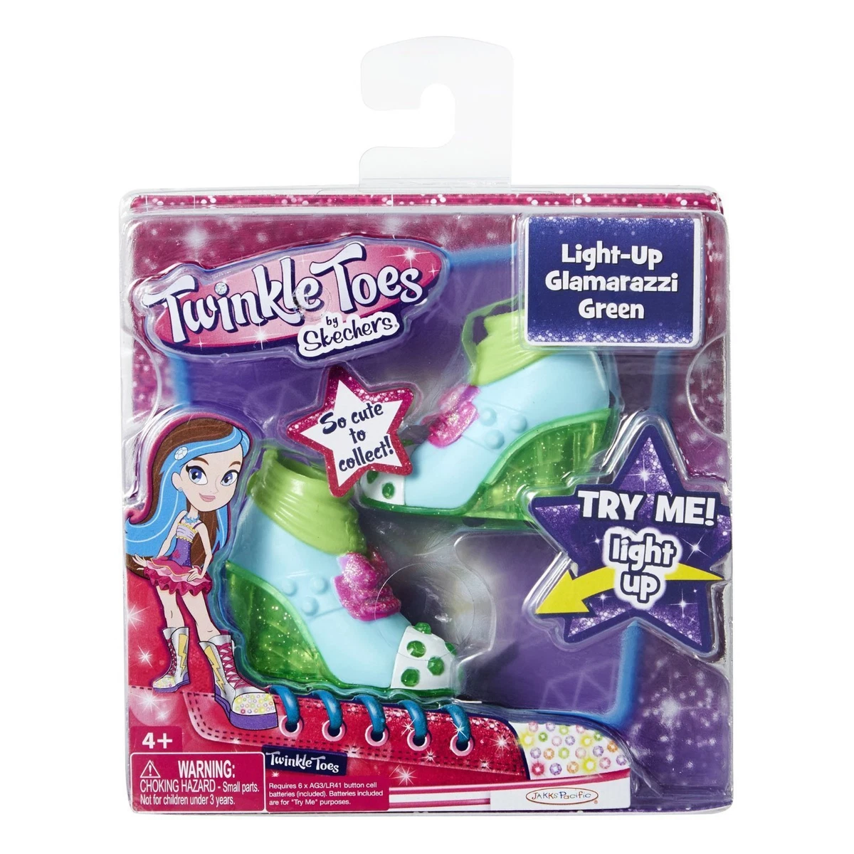 Skechers twinkle toes green deals