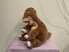 VTG. GUND PLUSH LAND BEFORE TIME LITTLEFOOT DINOSAUR SOFT, HUGGABLE