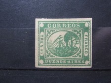 TIMBRE DE BUENOS-AIRES N° 2 - FAUX - NEUF SANS GOMME