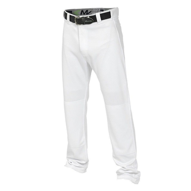 NEW Easton MAKO2 BOYS YOUTH Baseball Pants WHITE YOUTH SIZE SMALL 21