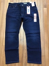 New Wrangler Five Star Premium Athletic Fit Relaxed Jeans Size 40x30 Dark (TB1)