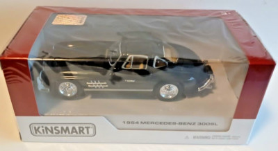 Die Cast Kinsmart - 1954 Mercedes-Benz 300SL Schwarz - Skala 1/32
